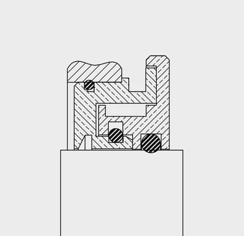 VBXX Bearing Isolator engineering drawing